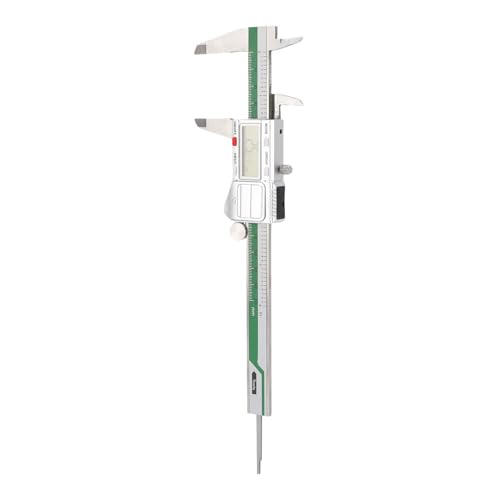 Mumusuki Herramienta de Medición de Calibrador Digital, Calibrador Vernier de Acero Inoxidable con Pantalla LCD, Herramienta de Medición de 6 Pulgadas y 150 Mm para Joyeros y Carpinteros