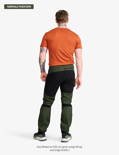 RevolutionRace Nordwand Outdoor Hose für Herren, Hose zum Wandern und für viele Outdoor-Aktivitäten. Robuste und langlebige Wanderhose, Trekkinghose und Arbeitshose für Männer, Forest Green, XL