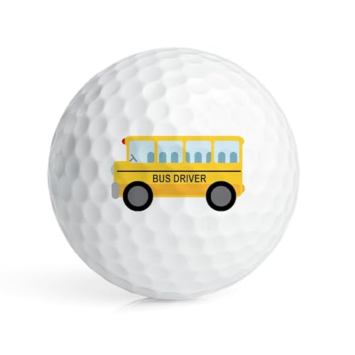 CafePress School Bus Driver Novelty Golf Balls (Pk of 6)