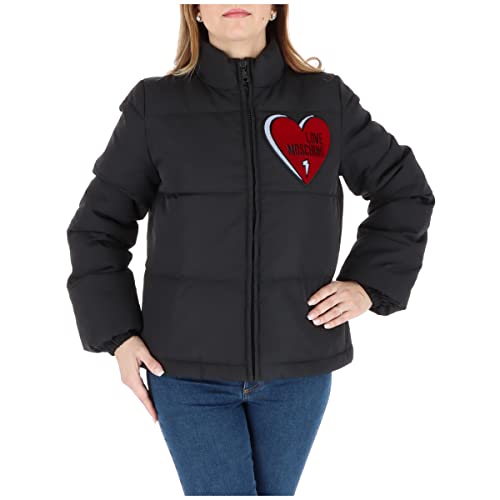 Veste Love Moschino Thunder Heart une finition haut de gamme Noir 54
