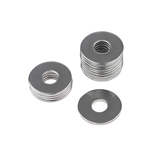 M8 Flat Washer, 304 Stainless Steel, 100 PCS (M8 x 24 x 2.0mm 100PCS)