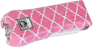 Streetwise Ladies’ Choice Stun Gun for Women - Rechargeable Self Defense Device with Alarm, LED Flashlight, Safety Disable Pin & Built-in Charger - Self Defense Kit with Holster & Lanyard