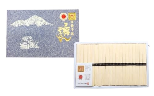 三輪そうめん 芳岡 誉 黒帯 1kg 箱/ 素麺 手延べ麺 保存食 温かい 鍋の締め 化粧箱 お取り寄せ ギフト 奈良県 宇陀市