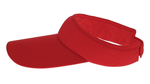 EOZY Visière Chapeau Soleil Femme Homme Sport Outdoor Tennis Golf Casquette Rouge