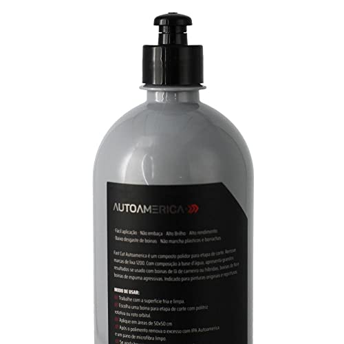 Composto Polidor de Corte Fast Cut 1 Litro Autoamerica