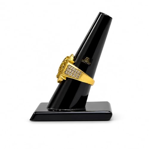 Image of Johnson Tools Ring Display Stand Holder Cone Shaped Showcase Organizer for Gold and Silver Rings Jewellery