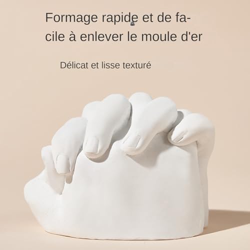 Kit de moulage de main pour des décorations d'intérieur réalistes et sûres