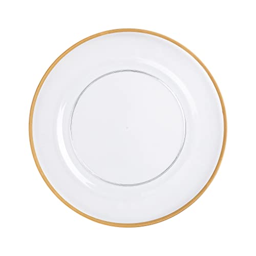 Plato cargador acrílico Alpine CVL con borde dorado miniatura 3