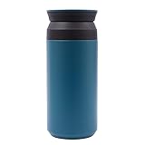 Generic Japanese Style Travel Tumbler Vacuum Insulated Thermos (Blue) 450 ML (15.2 oz), Medium