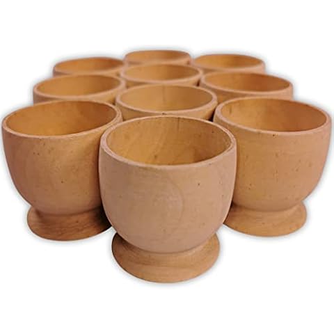 BCreativetolearn Wooden Egg Cups for Crafts Cover