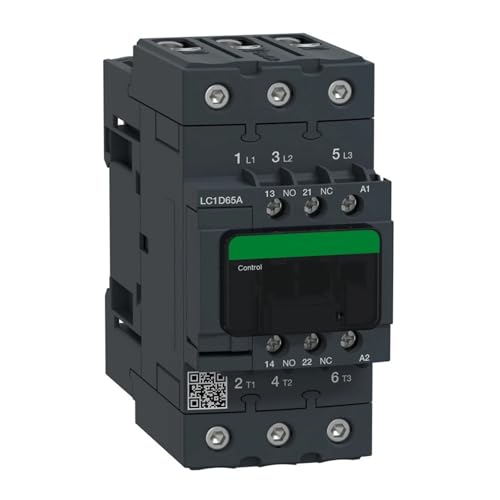 Noir LC1D65AB7 contacteur électrique triphasé pour armoire