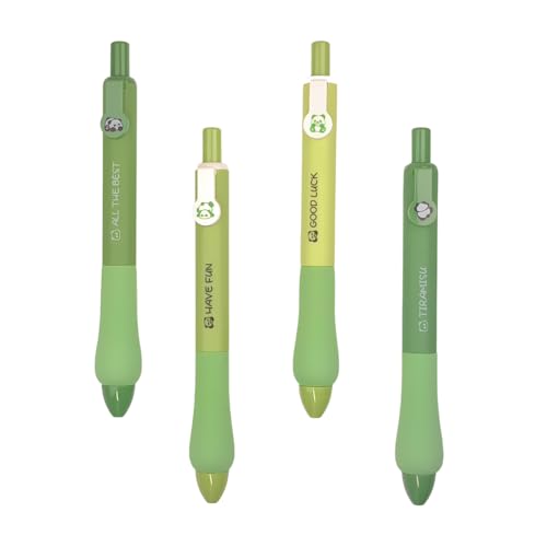 Set 4 bolígrafos de tinta negra gel 0.5mm fina