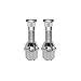 Mysttoo M12x1.50 Chrome Wheel Lug Stud Nut Set Compatible with 2006-2021 Ford Focus Fusion Fiesta Escape EcoSport Ranger MKC MKZ, Replaces 611-303 CV6Z1012C ACPZ1012H (4PCS)