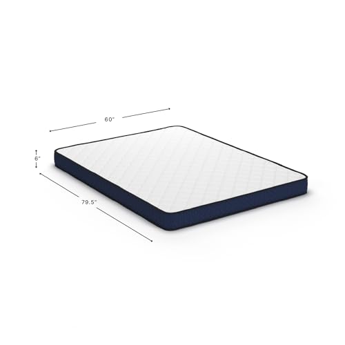 Image of Signature Design by Ashley Queen Size Medium Firm 6 Inch Memory Foam Mattress with Breathable Quilted Cover, Fiberglass-Free, Mattress in A Box