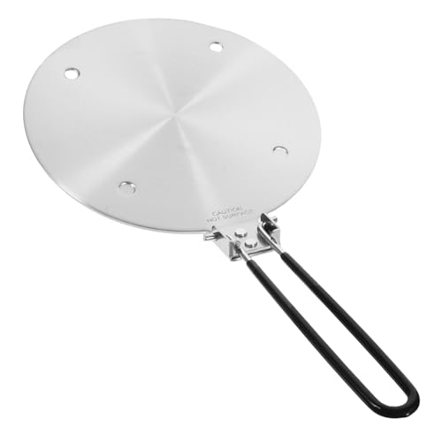 CIYODO Placa Difusora de Calor Plegable para Cocina por Inducción Adaptador Resistente y Fácil de Limpiar para Estufas Eléctricas Gas Protección Antiquemaduras para Utensilios