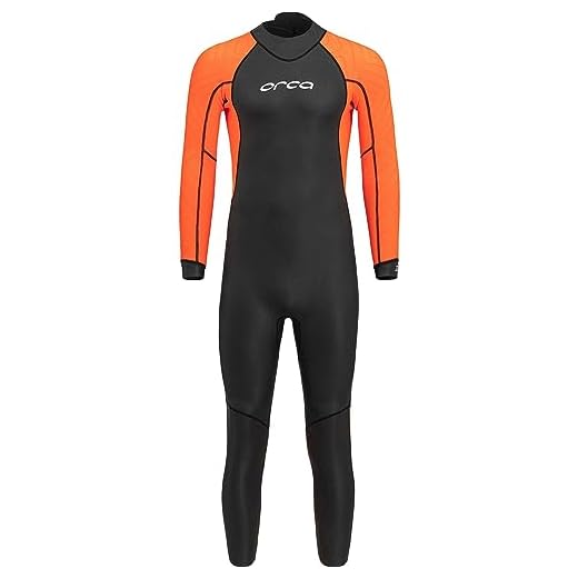 ORCA Vitalis Openwater Hi Vis Neoprenanzug Herren schwarz/orange