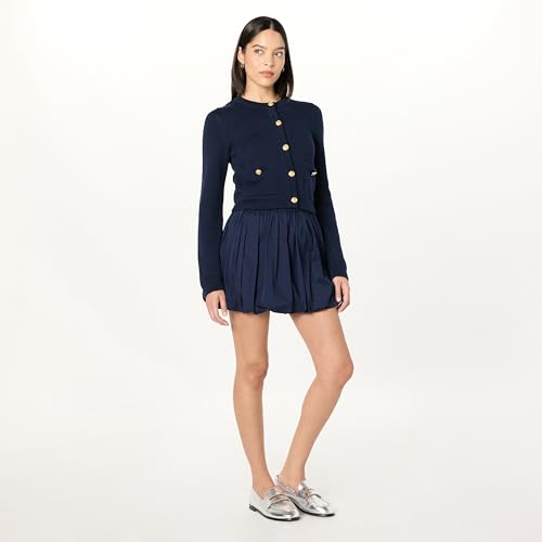 The Drop Women's Standard Bloom Gold Button Nautical Cardigan4