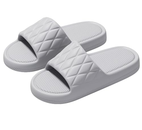 Cloud Slides for Women and Men - No smelly feet,Soft, Comfy, Relax Cloud Slippers, Thick Sole, Non-slip Pillow Slippers, Easy to Clean, Shower, Indoor and Outdoor Pillow Slides