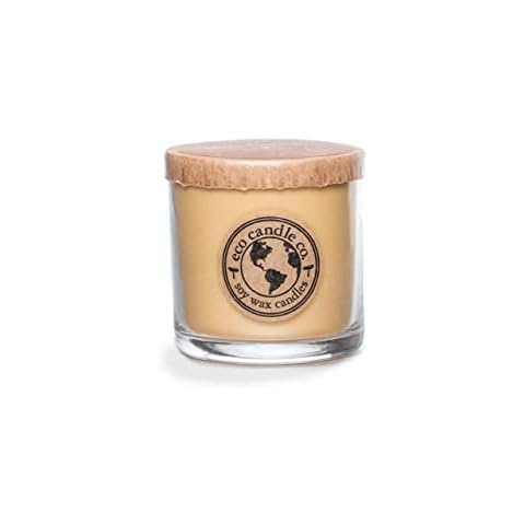 Eco Candle Co. Recycled Candle, Black Tea & Honey, 6 oz. - Scents of Spicy Tea, Nutmeg, Honey, & Orange - 100% Soy Wax, No Lead, Kraft Paper Label & Lid, Hand Poured, Phthalate Free, Midwest Soybeans Cover