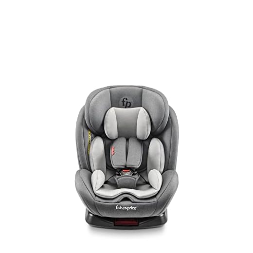 Cadeira para Auto Snugfix 0-36kg Grupos 0, I, II e III Rotacional Preto e Cinza Fisher Price - BB333
