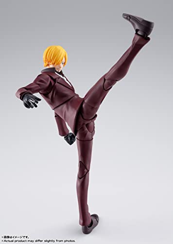 BANDAI ONE PIECE - Sanji Onigashima - Figurine S.H. Figuarts 15cm, Black, White - Image 3