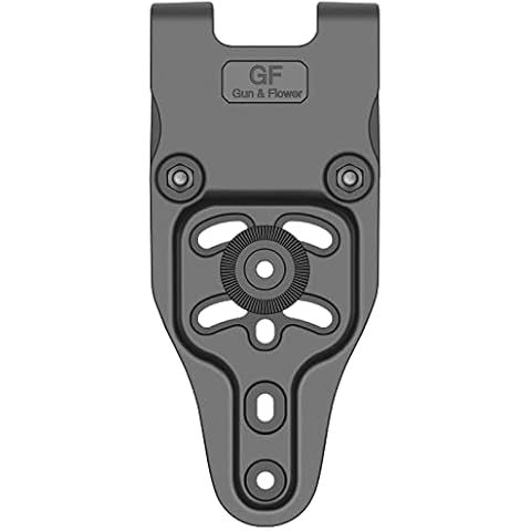 Universal Belt Loop - High Ride?Low Ride ?Mid Ride Fit 1.5''-2.25'' Belt Width. Duty Holster Attach Accessories. Adjustable Cant- Black Cover