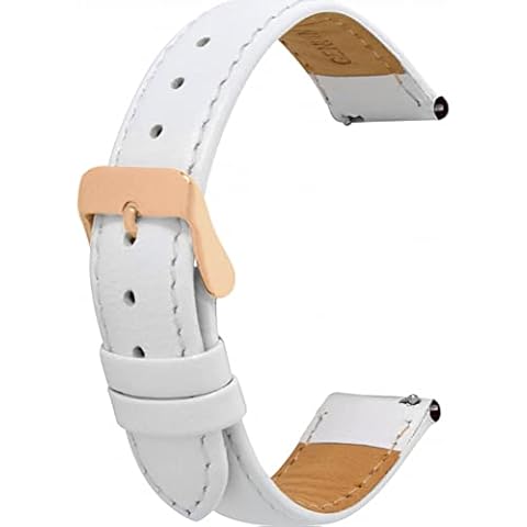 Toff London Ladies White Leather Watch Strap Cover