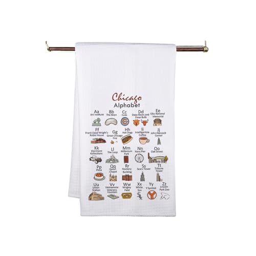 MNIGIU Chicago Kitchen Towels Chicago Kitchen Gifts Chicago Dish ...