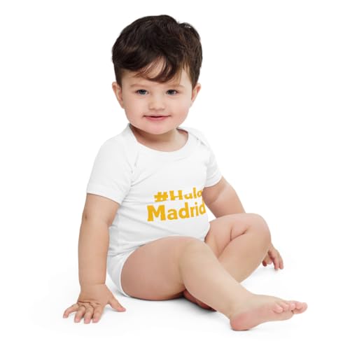 Hala Madrid fan chant baby gift Baby short sleeve one piece3