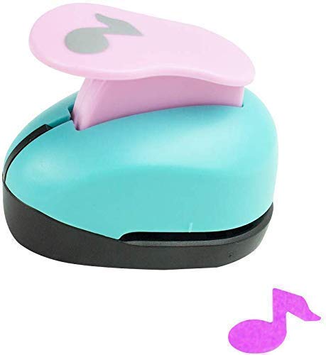 Paper Punches Set Craft Punches Decorative Hole Cutters by BeGrit with Music Symbol for Cards Making Scrapbook Cards DIY Christmas Festival