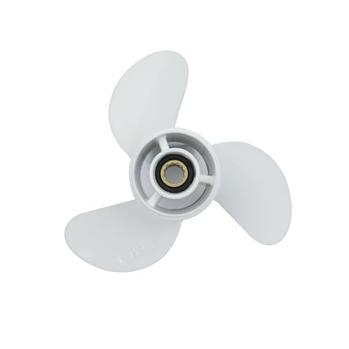 Image of Boat Engine Propellers for HANGKAI 2 Stroke 6.0 HP ＆ 4 Stroke 6.5 HP Outboard Motor, 7.8 inch Diameter x 8 inch Pitch 3 Blade 12 Spline Tooth