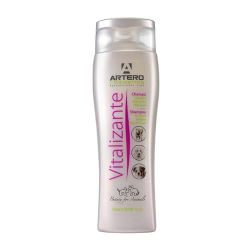 Artero Vitalizante. Shampoo für Hunde, die Volumen benötigen, für empfindliche Haut oder häufiges Waschen. Enthält natürliche Inhaltsstoffe. Ideal für Pudel oder Terrier (250 ml).
