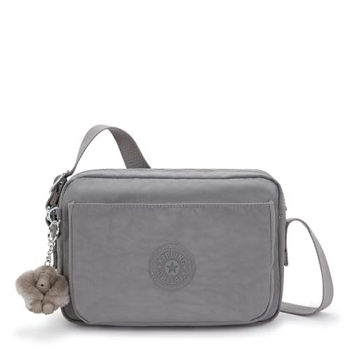 Image of Kipling Women's Abanu Medium Crossbody Bag, Lightweight, Adjustable Nylon Waist Pack with Multi-Compartment Zip Pockets