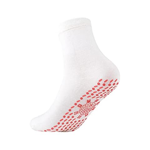Aosbset Electric Heating Socks Tourmaline Slimming Health Sock for Men Washable Electric Thermal Socks for Winter Skiing Outdoors Cover
