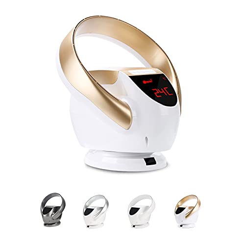 XYNH Ventilateur sans Pale - Ventilateurs Mural Silencieux Oscillant, avec Telecommande, sans Helice, Puissant, Sécurité, Ventilateur pour Maison Bureau Cover