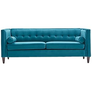 Dreamsir 58” W Velvet Sofa, M...