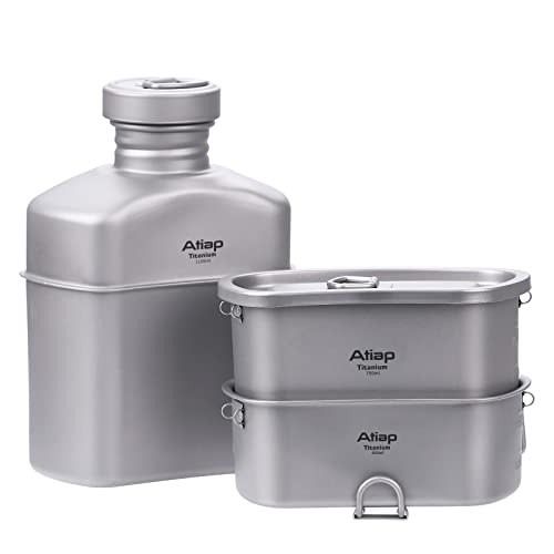 ATiAP - Kit per mensa in titanio con vaso per