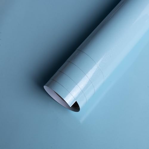 Image of Itsy Bitsy Vinyl Pearl Sparkle Light Blue 12inchx2ft 1 Roll | for Home Kitchen Countertop, Cabinet Furniture, Oil Proof, Table Top,Car Wrap Sheet, Wallpaper, Waterproof Vehicle Sticker