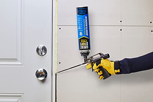 Great Stuff Pro Window & Door – 20 oz Low Expansion, Insulation Foam Sealant – Polyurethane Spray Foam Seals Up to 16 Windows, Pack of 12