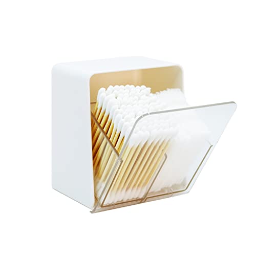 Image of Artilife Bathroom Qtip Holder Canisters for Swabs and Balls, Vanity Countertop Storage Organizer (1 Pack)