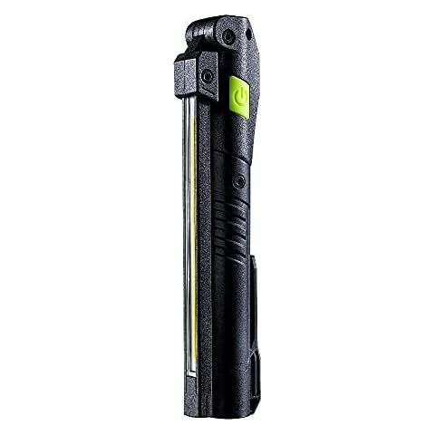 Unilite IL-375R USB Rechargeable High Grade LED Slimline Folding Inspection Light | 375 Lumen | Additional Rear & Top Torch | Strong Magnetic Base | Type C Fast Charge Cover
