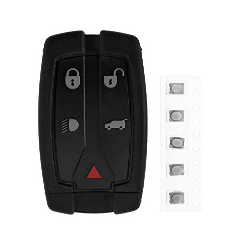 D2D - Carcasa para Llave de Mando a Distancia Inteligente con 5 Botones, Color Negro