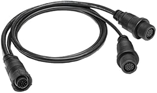 Humminbird 720111-1 14 M ID SIDB Y SOLIX/APEX Side Imaging & 2D Sonar Transducer Splitter Cable (Compatible with Airmar), 30 inch