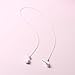 Handmade Women Eyeglass Chains Lanyards Natural Morganite Crystal Quartz Gemstone Beads