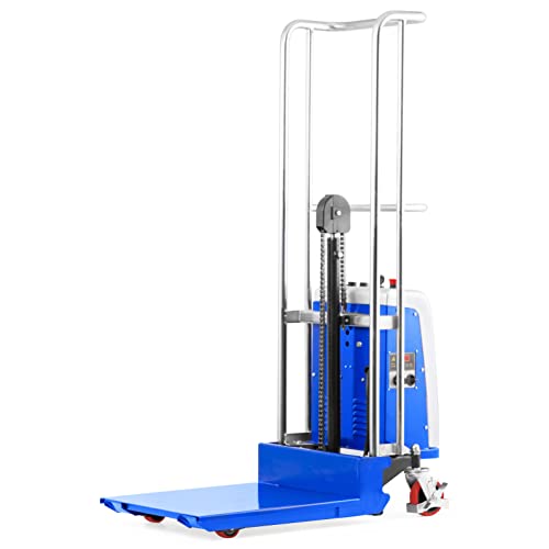 Pallit Elevador de Plataforma Mini Eléctrico GO E | Altura de Elevación de 1500 mm | Capacidad de Carga de 400 kg | Carretilla Elevadora de Alta Elevación con Plataforma Desmontable