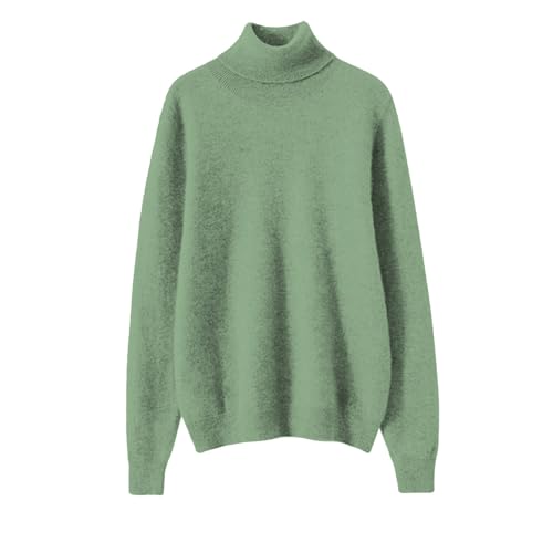 2025 Cashmere Sweaters for Women Long Sleeve Turtleneck Tops Fall Winter Soft Warm Cozy Wool Knit Sweater Pullover2