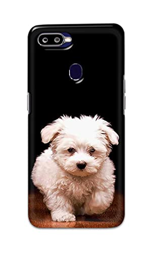 Image of PRINTFIDAA� Printed Hard Back Cover Case for Oppo F9 | Oppo F9 Pro | Realme U1 Back Cover (Puppy Dog) -2808