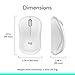 Logitech MK270 Wireless Keyboard and Mouse Combo for Windows, 2.4 GHz, 8 Multimedia Keys, PC, Laptop, Wireless Keyboard Compact Mouse Combo - White