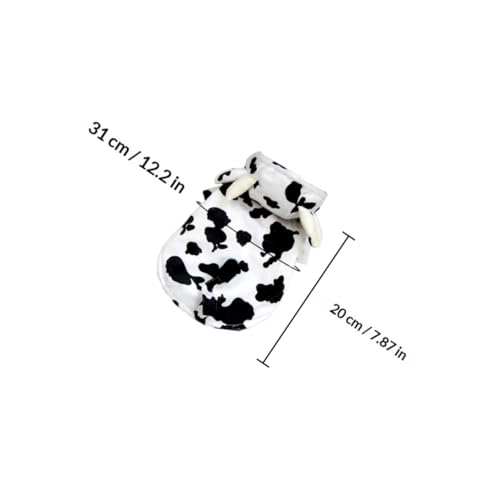 Disfraz de Vaca para Perro Talla XS miniatura 2