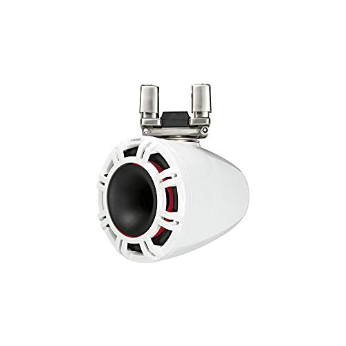 Image of KICKER KMTC9, 9 inch Horn-Loaded Tower System (Pair), 4 Ohm, White (44KMTC94W)